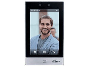 Lector de control de acceso con reconocimiento facial Dahua ASI7213S-W, pantalla touch de 7", cámara de 2MP, 50,000 usuarios.