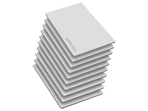 Paquete de 10 Tarjetas TAG Saxxon SAX-DUAL03 de PVC, 125 khz, UHF, ID, Compatible con Lectoras SAXR2656 y SAXR2657.