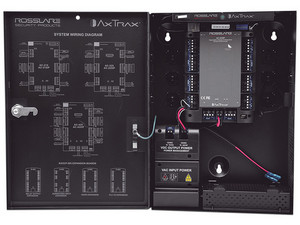 Control de Acceso Rosslare para 4 Lectoras, Capacidad de 30,000 Tarjetas y  20,000 Eventos, Incluye Gabinete y Fuente de Alimentación.