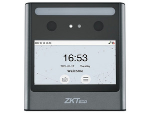 Terminal de Acceso y Asistencia Zkteco Eface10, Reconocimiento Facial y Contraseña, Pantalla 4.3 Pulgadas, 500 Rostros, 150000 Eventos, Salida de Relevador.