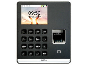 Control de Asistencia ZKTeco BioID Plus Huella Digital 500 Tarjeta de Proximidad 125 kHz 500 Contraseña 500 100000 Eventos Conexión Wi Fi.