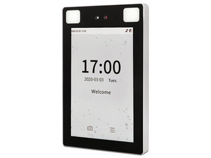 Terminal de control de acceso ZKTeco PROFACE-X con reconocimiento facial, pantalla LCD de 8", capacidad de 50,000 rostros.