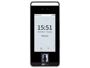 Control de Acceso ZKTeco SPEEDFACE V5L, Con Reconocimiento Facial, Lector de Huella, Lector de Tarjetas, Color Negro.