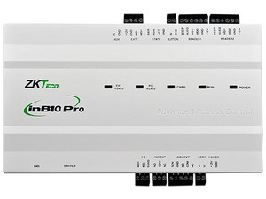 Panel de Control de Acceso Avanzado ZKTeco InBio-160 Pro, 1 Puerta, hasta 20000 huellas. Color Blanco