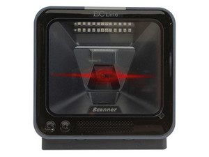 Escáner EcLine 2D de Escritorio, Conectividad Alámbrica, Interfaz USB, Color Negro.