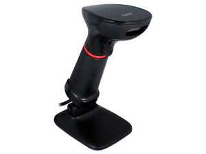 Lector de Código de Barras GHIA GS2DB2, 1D y 2D, USB 2.0. Con base.