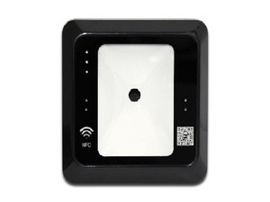Lector de código QR ZKTeco, 13.56MHz de frecuencia, RS485, USB. Color Negro.