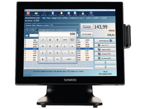 Monitor Touch Punto de Venta Sewoo NPB-150 de 15", Resolución 1024 x 768, Color Negro.