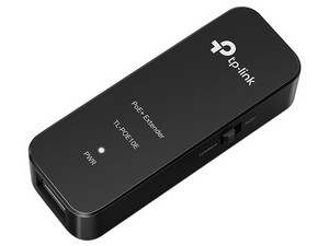 Extensor PoE+ TP-Link TL-POE10E, Fast Ethernet, extiende conexión PoE/PoE+ de 100m hasta 250m en modo 10 Mbps.