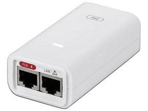 Inyector de corriente Ubiquiti Networks POE-24-12W-5P de 2 puertos Ethernet, PoE (Paquete con 5 piezas).