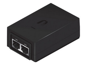 Adaptador Ubiquiti Networks de 2 puertos Ethernet de 24 VDC, PoE.