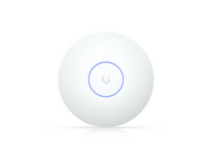 Punto de Acceso Inalámbrico Ubiquiti Networks UniFi U7-LR de Doble Banda, Wireless AX (Wi-Fi 7), MIMO 3x3 en 5 GHz, hasta 300 usuarios.