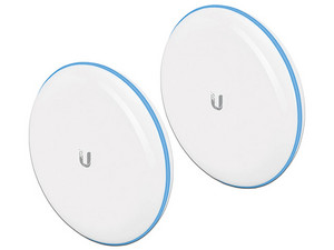 Kit de Antenas Bidireccionales Ubiquiti Networks UniFi Building Bride, de Doble Banda 2.4GHz - 5GHz, 17.2dBi, Color Blanco.