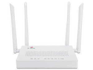 ONU Dual V-SOL HG323D-AC con Wi-Fi AC de doble banda, 1 Puerto SC/UPC, 2 puertos LAN Gigabit. Color Blanco