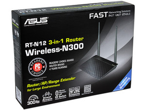 Asus RT-N12 D1 Wi-Fi 4 IEEE 802.11n Wireless Router