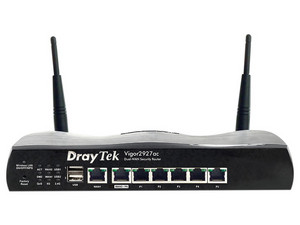 Router Inalámbrico Draytek VIGOR2927AC, de doble banda, Wireless AC (Wi-Fi 5), hasta 1267 Mbps.