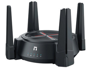 Router y Punto de Acceso NX62 AX6000 Wi-Fi 6 Mesh Todo en Uno, 8 Antenas de Alta Ganancia, Negro.