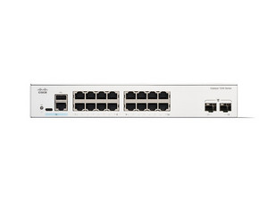 Switch Cisco Catalyst 1200 de 16 puertos Gigabit Ethernet, 2 Puertos SFP (2x1G).