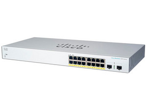 Switch Cisco CBS220-16T-2G-NA de 16 puertos 10/100/1000Mbps.