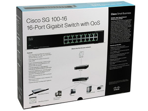 Switch Cisco Small Business Gigabit SG 100-16 de 16 Puertos, 10