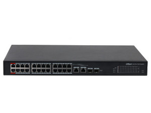 Switch Administrable DAHUA DH-S4101-24ET2GF-360-C, 24 puertos PoE, PoE Watchdog.