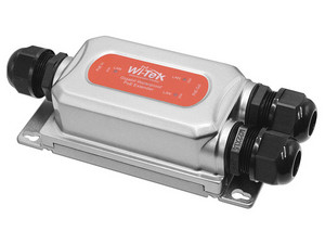 Extensor PoE Wi-Tek para Exterior, 1 Entrada PoE de 60W, 2 Salidas PoE de 30W, Protección IP68.