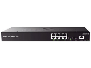 Switch GRANDSTREAM GWN7801 de 8 puertos RJ-45 10/100/1000 Mbps y 2 Puertos SFP, PoE, Compatible con Gwn Cloud.