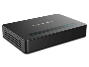 Switch Adaptador telefónico Grandstream HT818 con 8 puertos RJ11 FXS y 2Ethernet Gigabit.