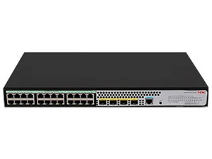 Switch H3C 9801A40S, 24 Puertos RJ-45 10/100/1000 Base T, 4 Puertos SFP, Color Negro.