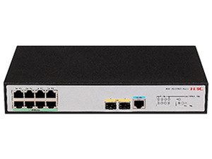 Switch H3C S5120V3-10P-LI, 8 Puertos RJ-45 10/100/1000, 2 Puertos SFP, Color Negro.