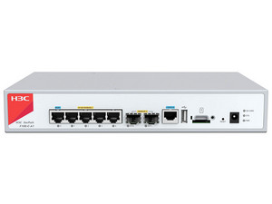 Cortafuegos Administrable H3C SecPath F100-C-A1, 1.2 Gbps, 5 GE + 2 SFP, Compatible con VPN SSL y IPSec.