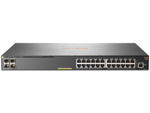 Switch Gigabit HP Aruba 2930F de 24 puertos 10/100/1000 Mbps, 2 puertos SFP, PoE.