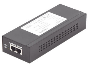 Inyector de Poder Hikvision HiPoE, 60 W, 10/100/1000 Mb, 2A, 802.3af, Color Negro.