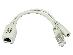 Inyector PoE Mikrotik RBGPOE, Pasivo para Equipos Mikrotik 10/100Mbps.