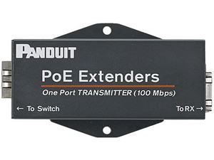 Receptor de PoE, PoE+ Panduit, Para Uso con Transmisor POEXTX1, Hasta 610 Metros, con Cable Cat5e o Cat6.