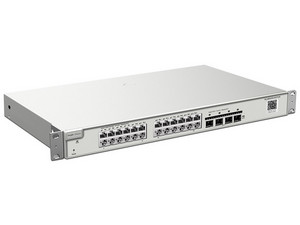 Switch Administrable Ruijie NBS3200 de 24 Puertos RJ-45 Gigabit 10,100,1000 Mbit/s, 4 Puertos SFP+, Color Blanco.
