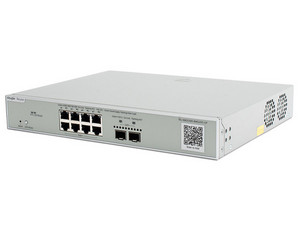 Switch Ruijie RG-NBS5300-8MG2XS-UP de 8 puertos RJ45 2.5G PoE y 2 puertos SFP+, Gestión en la nube Multi-Gigabit capa 3, PoE 370W.