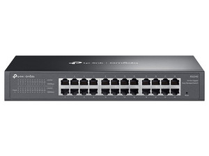 Switch Omada by TP-Link ES224G de 24 Puertos RJ-45 10/100/1000Mbps, Color Negro.