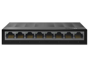 Switch No Administrable TP-LINK LS1008G V4.4, 8 Puertos 10/100/1000 Mbps, 16Gbit/s, 4000 Entradas. Color Negro.