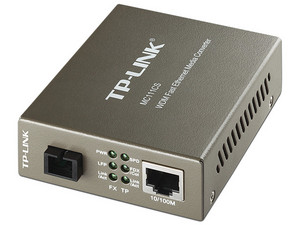 Convertidor de Medios WDM TP-LINK MC111CS, conector de Fibra Óptica SC, 1 puerto de RJ45 de 10/100Mbps.