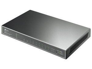 Switch TP-Link Gigabit Ethernet TL-SG2210P, 8 Puertos PoE+ 10/100/1000Mbps, 2 Puertos SFP, 20 Gbit/s, Administrable.