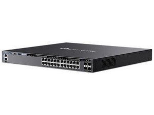 SwitchesSwitch Omada SG6428X L3 SDN Administrable 24 puertos Gigabit 4 puertos SFP+, Color Negro.