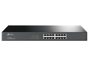 Switch No Administrable TP-LINK TL-SG1016 V17.4, 16 Puertos RJ-45 1000 Mbps, 8000 Entradas Mac, 32 Gbit/s. Color Negro.