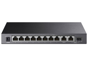 Switch TP-LINK TL-SG1210PP de 10 puertos Gigabit, 6 puertos PoE+, 2 puertos PoE++, 1 puerto combo SFP/RJ45.