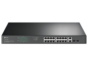 Switch No Administrable TP-LINK TL-SG1218MP V5.4, 16 Puertos RJ-45 10/100/1000 Mbps, 2 Puertos SFP, 8000 Entradas Mac, 36 Gbit/s. Color Negro.