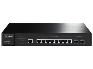 Switch Administrable L2 TP-LINK TL-SG3210, 8 Puertos 10/100/1000Mbps, 2 Combo Slots SFP JetStream.