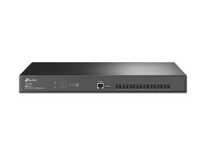 Switch TP-LINK Jetstream TL-SX3008F de 8 Puertos 10/100Mbps SFP+ y 1 Puerto RJ-45 Gigabit 10/100Mbps. Color Negro.