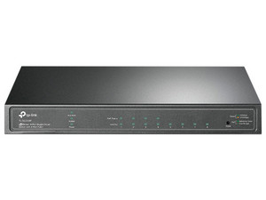 Switch TP-Link TLSG2008P de 8 Puertos (10/100/1000 Mbps), 4 Puertos PoE, Color Negro.