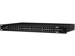 Switch Ubiquiti Networks EdgeSwitch de 48 puertos 10/100/1000Mbps, 4 puertos SFP para montaje en rack, PoE.