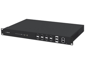 Terminal de Línea Óptica Ubiquiti Ufiber UF-OLT de 8 puertos, 10/100/100 Mbps, 2 puertos SFP.